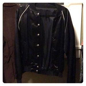 Vintage satin tour jacket